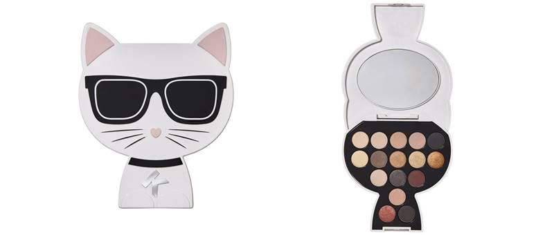 Khay phấn mắt Choupette Collectable Eyeshadow Palette Day to Night, màu Smokey Burgundy (75USD, khoảng 1.705.000VND).