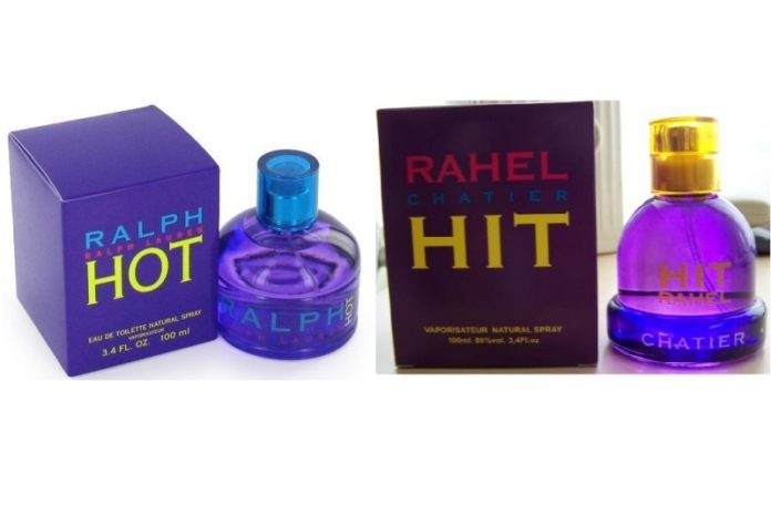Lọ nước hoa Ralph Hot by Ralph Lauren bị làm nhái cả tên thương hiệu cũng như tên sản phẩm