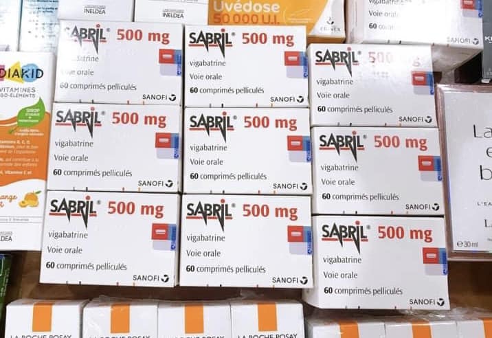 Thuốc sabril 500mg vigabatrin của Pháp